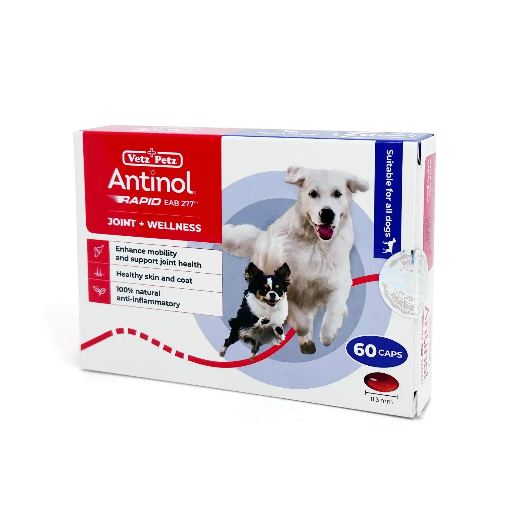 Antinol RAPID Soft Gel Capsule (Joint Supplement for Dogs)